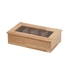 WOOD TEA BOX W/4 COMPARTMENTS 33.5X20X9CM - APS - 4004133115767