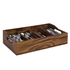 CAIXA TALHERES MADEIRA 4 COMP 51X28XH13CM 11952 - APS - 4004133119529