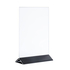 PORTA MENU BASE INOX PRETA 71528 - APS - 4004133715288