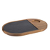 TABUA MADEIRA OVAL 28X17.5CM C/ARDOSIA 814 - APS - 4004133008144