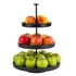 EXPOSITOR 3 ALTURAS INOX PRETO/BEGE 85211 - APS - 4004133852112