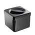 BALDE GELO PLASTICO PRETO 20X20CM - APS - 4004133932005