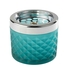 CINZEIRO METAL/VIDRO AZUL Ø9.5X8CM 584 - APS - 4004133005846