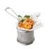 SNACKHOLDER S.STEEL ROUND PRESENT. BASKET W/HANDLE - APS - 4004133406018