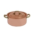 CAÇAROLA COBRE/INOX C/ASAS E TAMPA Ø12CM - COBRAZ - 1030010994
