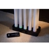 KIT 10 VELAS TAPER LED Ø23XH280MM+BASE+COMANDO 208775 - DUNI - 07321032087757