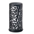 PORTA VELAS TWIST METAL PRETO 140X75MM - DUNI - 7321011864249