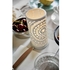 METAL WHITE CANDLE DOOR 140X75MM - DUNI - 07321031744187