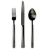 COLHER CAFE VINTAGE PRETO MATE PVD - HERDMAR - 1320267454