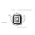 SALAM BLANC PORCELAIN BUILT WITH CLOCHE 70CL - DEGRENNE - 3057192119888