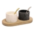 CONJ 2 TAÇAS MARMORE C/COLHER+BASE 20X11CM - PLAYGROUND - 4029793327343