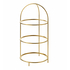 EXPOSITOR 3 ANDARES INOX GOLD Ø18XH34CM 661555 - REVOL - 1540010078