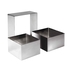 SQUARE S.STEEL RING 6X6X4.5CM - IBILI - 8411922076141