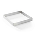 PERFORATED SQUARE STAINLESS STEEL RING 7X7XH2CM - DE BUYER - 3011243099192