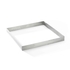 PERFORATED SQUARE STAINLESS STEEL RING 20X20XH2CM - DE BUYER - 3011243099222