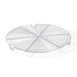 ROUND STAINLESS STEEL GRATE WITH FEET 28CM - DE BUYER - 3011240237283