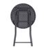MESA ARTICULADA COCKTAIL 80 CINZA 81,3X110CM - ZOWN - 8437009886243