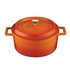 MINI IRON CASSEROLE ORANGE ø16CM - PALMA & PALMA - 8680215494843