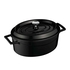 IRON OVAL CASSEROLE BLACK ø27CM 4LT - PALMA & PALMA - 8680215490845