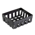 CESTO METAL PRETO 32.5X26.5XH11CM 11695 - PALMA & PALMA - 7323990090