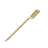 BAMBOO OAR PICK 9CM GLUTEN FREE PACK 100UN - PALMA & PALMA - 727875101266
