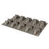 MOLDE SILICONE OYSTER 10 CAVIDADES 30X20CM - PAVONI - 8029248389625