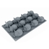 MOLDE SILICONE 30X20CM BALLOON 12 CAVID GG052S - PAVONI - 8029248406209