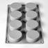 MOLDE SILICONE 300X175MM 8 HALFORANGE GG071S - PAVONI - 8029248481015