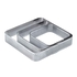 ARO INOX PERFURADO QUADRADO 6.5XH2CM - PAVONI - 2280019458