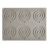 SILICONE MOLD 30X40CM W/6 SPIRALS 12CM - PAVONI - 8029248325678