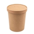 RECIPIENTE PAREDE DUPLA KRAFT C/TAMPA 960ML 25UN - PALMA & PALMA - 2470014474