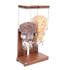 WALNUT NATURE DOUBLE CEREAL DISPENSER 2X3.5L - ZE PÉ - 2490013271