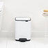 BALDE LIXO BO 4LT BRANCO C/PEDAL 236723 - BRABANTIA - 8710755236723