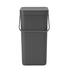 SORT & GO GREY WASTE BIN 16LT - BRABANTIA - 8710755109966