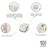 BALDE LIXO SORT & GO 6LT CINZA CLARO 213267 - BRABANTIA - 8710755213267