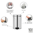 BALDE LIXO NEW ICON C/PEDAL 20L INOX BRILHA 113987 - BRABANTIA - 8710755113987