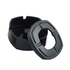 ASHTRAY WITH COVER WINDPROOF BLACK - THE BARS - 8099999005860