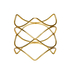 SUPORTE BUFFET ROUND GOLD 21.5X21X20CM MST-ST608GD - STYLEPOINT - 8718444376514