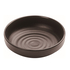 MELAMINE FROSTED BLACK MORLEOS PLATE Ø91x26MM - PALMA & PALMA - 2910017885