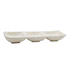 TAÇA 3 DIV 26X8.5CM BRANCO MARMORE SRCTB26085-MWH - ADRIER - 8436576111208