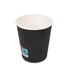 COPO PAPEL CANELADO BLACK 350ML (12 OZ) C/500 - PALMA & PALMA - 2970010018