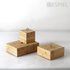 CAIXA BAMBOO 9X9XH9CM C/TAMPA TUL109 - ESPIEL - 5205918344658