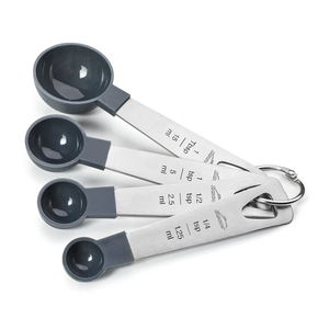 CONJ 4 MEDIDORES PLASTICO PRETO 67037