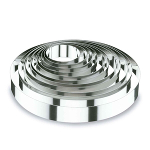 ROUND S.STEEL RING ø24X6CM 68624