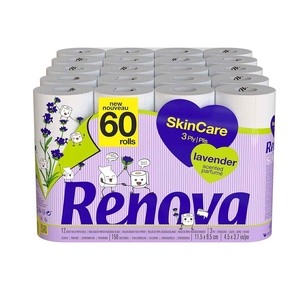 PAPEL HIGIENICO BR SKINCARE LAVENDER C/60 ROLOS