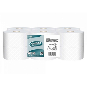 PAPEL JUMBO 2F AMOS 257SERV 12ROLOS J629004