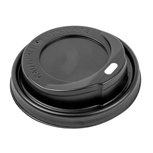 PS BLACK LID F/240ML CUP PACK 1000UN