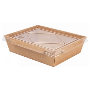 CAIXA CARTAO KRAFT C/TAMPA 900ML 15X12CM PACK 200U
