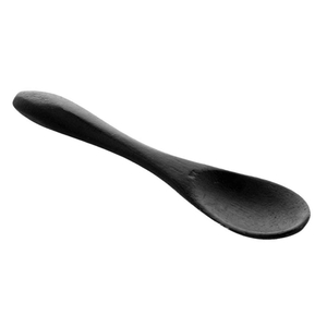 MINI COLHER PRETA BAMBU 9CM PACK 50UN