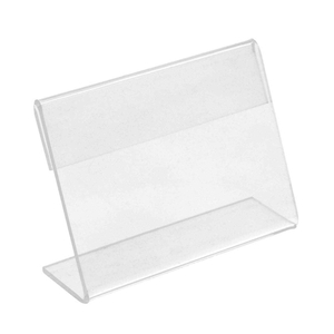 CLEAR STAND FOR LABELS 6X8CM PACK 10UN